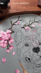 19K views · 2.2K reactions | Lishi. Hand embroidered with DMC and...