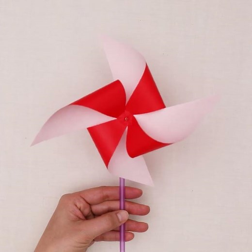 【Easy Origami】How to Make Origami Pinwheel (in 3 MINUTES!)