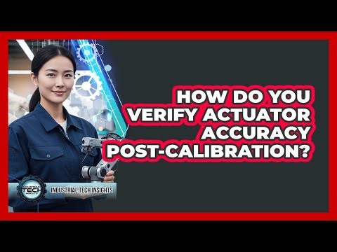 How Do You Verify Actuator Accuracy Post-Calibration?