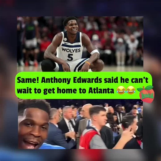 Georgies, he’s so real for that😂. I can’t stay away from Atlanta for too long! #anthonyedwards #atlanta #nba #georgia #fyp