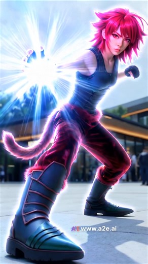 🔥 AI Turns Saiyan Cosplay into Super Saiyan God | Epic Transformation from City to Space 🌌
