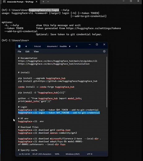 HuggingFace Hub: Login to Huggingface Hub using the CLI #machinelearning #datascience