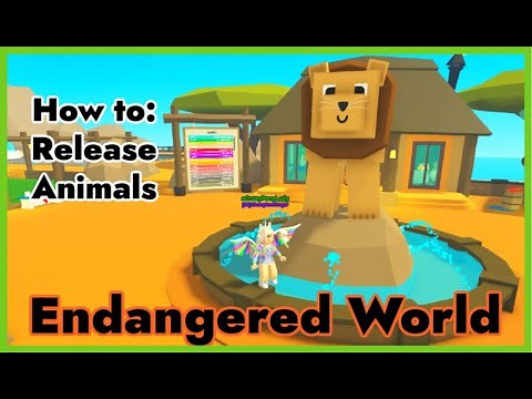 Endangered World -Releasing The Animals - ROBLOX Gameplay