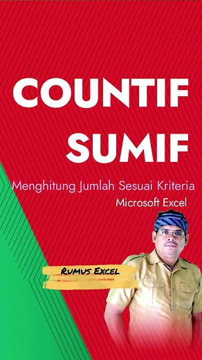 Menghitung Jumlah Berdasarkan Kriteria Di Excel