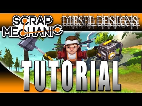 Scrap Mechanic : TUTORIAL: How to Send Saved Worlds! (Let's Play 1080p)