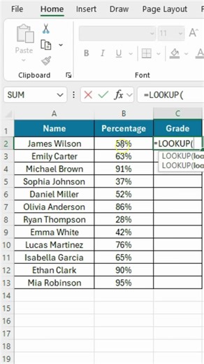 LOOKUP Function in Excel || LOOKUP Formula in Excel