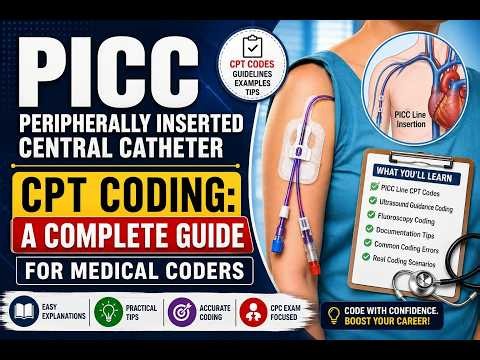PICC Line CPT Coding Explained | Complete Guide for Medical Coders (2026)