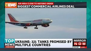 SOURCES: AIR INDIA TO ORDER 500 JETS After months of heavily secured and rigorous talks, #AirIndia is very close to placing a landmark order of 500 jetliners, which could possibly make it the biggest single airline, in terms of aircraft numbers. | Mirror Now