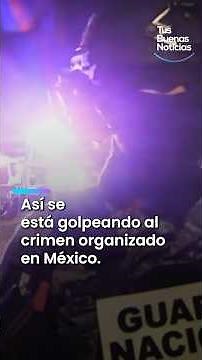 García Harfuch reveals blows against crime throughout Mexico