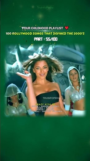 Crazy Kiya Re ❤️| Dhoom 2 (2006) | 100 Bollywood Songs | Part 55 #bollywood #aishwarya #dhoom2