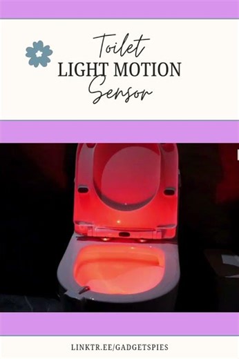 Want a SAFER Bathroom at Night? Try This Smart LED Toilet Bowl Light
