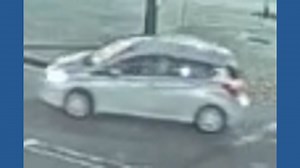 Traffic camera footage of hit-and-run crash in Atlanta