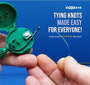 8.7K views · 22 reactions | Discover the ultimate fishing companion you've been waiting for!  Meet Hook-Eze Knot Tying Tool: ✅ Tie knots faster ✅ Easy to use ✅ No more jabbed fingers ✅ Works with Hooks, Swivels, Jig Heads and Speed Clips ✅ Makes rigged fishing rods easy to transport  Catch more fish hassle-free. Try it today and revolutionize your fishing experience! ⭐️ | Hook-Eze......Takes the PRICKS out of Fishing! | Facebook