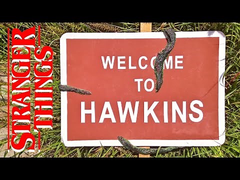 DIY Stranger Things - Welcome to Hawkins Decoration