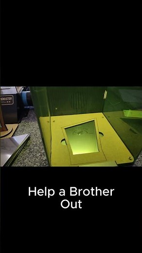 "Laser Engraving Timelapse: Custom Trophy Plate in Seconds! 🏆⏱️✨ | Watch Now!"