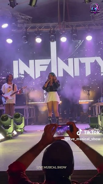 හනාගෙ New Song එක Infinity එක්ක 😍 @Infinity #hana #hanashafa #viral #fyp #LiveMusic