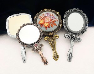 Blank Mirror Base for Embroidery Fabric Painting and Other Handicraft,pocket Compact Mirrors metal Cover,diy Frame Mirror,holiday Gift - Etsy