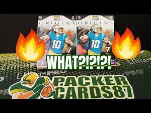 2020 Origins Football Hobby 2 Box Opening. UNBELIEVABLE!! 🔥🔥