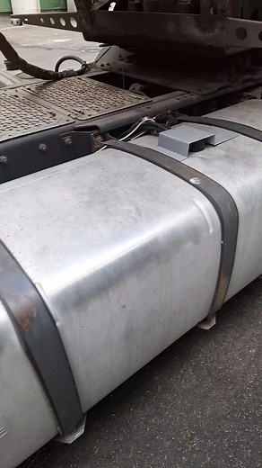 Industrial Fuel Tank Close-Up: A Metallic Overview