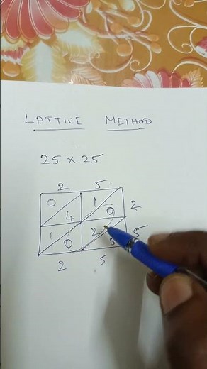 Lattice method || Multiplication