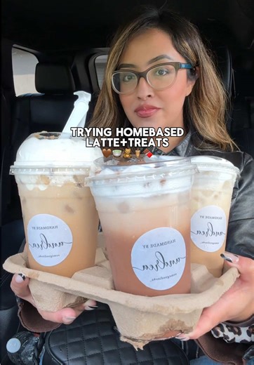 Let’s try these delicious lattes in San Fernando Valley🫶🏽🧋🍵☕️ #lattes #comewithme #food #desserts #sanfernandovalley