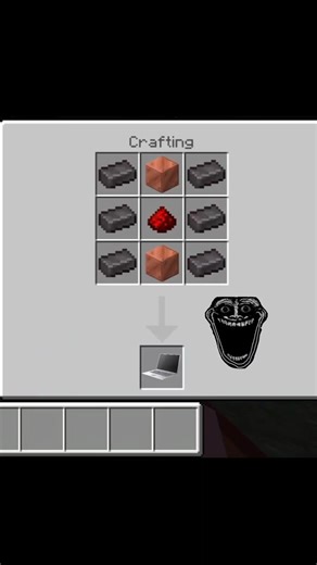 Minecraft craft a laptop #minecraft #shortsfeed #phonk