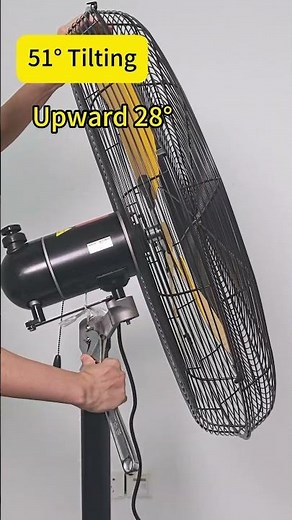 30" Misting Outdoor Oscillating Pedestal Fan