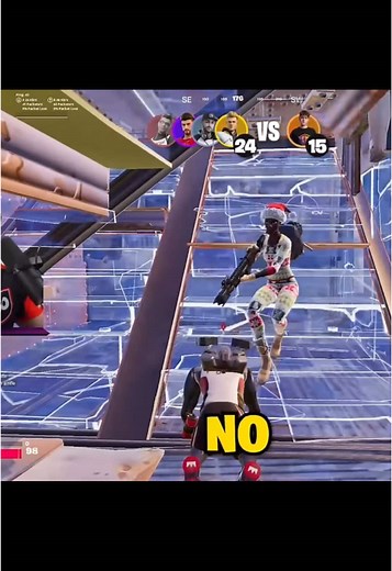 Clix vs 4 Pro Icons in Epic Fortnite Challenge