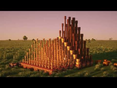 Minecraft Sound of Steam Organ Concept - Create Mod Addon
