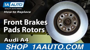 How to Replace Front Brakes 2005-08 Audi A4