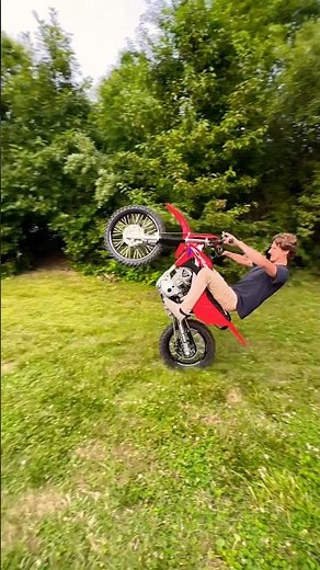 2023 Honda CRF125F Wheelies 🔥 #crf #pitbike #dirtbikebuild #wheelie