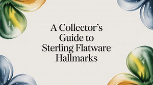 A Collector's Guide to Sterling Silver Hallmarks
