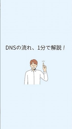 DNSの流れ、１分で解説！