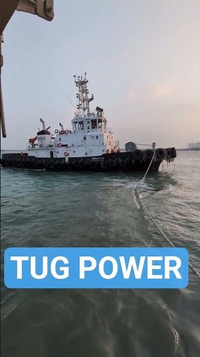 Silent Power of Tugboat. “This rope controls giants”