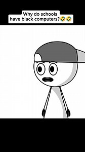 Why do schools have black computers?🤣🤣 #animation #comedy #reels #meme #funnymeme #fyp #relatable #funny #jokes #usa_tiktok #newyork #london #uktiktok #Philippines | Madanimationss