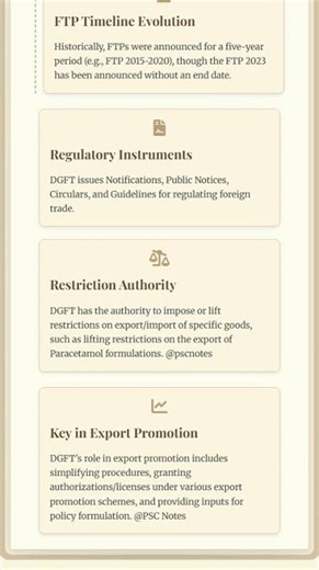 Role of Directorate General of Foreign Trade DGFT in Export Promotion