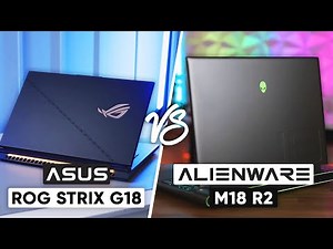 ASUS ROG Strix G18 vs Alienware M18 R2 2025! – RTX 5080 VS RTX 4080 Laptops!