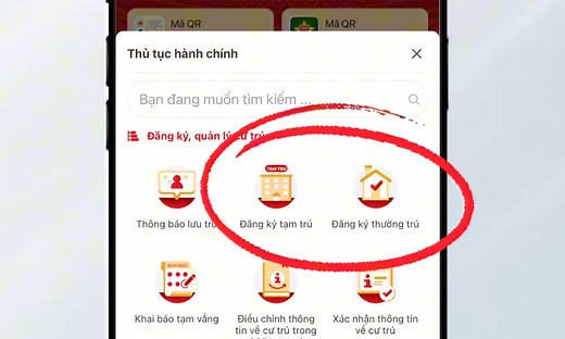 Hướng dẫn cập nhật thông tin cư trú trên VNeID