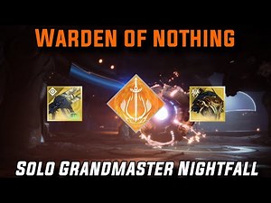 Solo GM Warden of Nothing Solar Warlock w/ Prometheus Lens [Destiny 2]