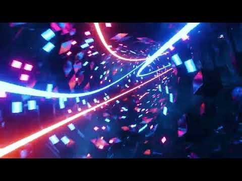 The Data Stream Vortex 4K | 1-Hour Ambient Background for TV (No Sound) — VJ Loop [79]