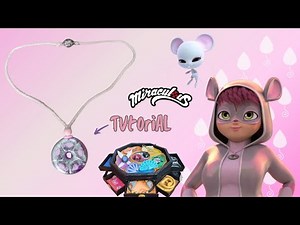 Mouse Miraculous DIY | Poly / Multi Mouse charged necklace Tutorial |Mullo Kwami from Miraculous box