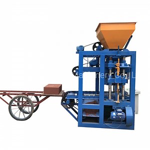[Hot Item] Semi Automatic Cement Concrete Hollow Brick Block Making Machine Production Line Price