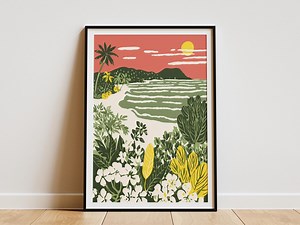 Philippines Beach Travel Poster Modern Tropical Landscape Art Print Boho Coastal Wall Decor Vacation Home Artwork - Etsy Australia