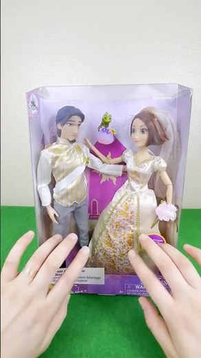 Unboxing Rapunzel Tangled Wedding Doll Set.