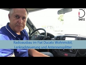 How do you replace the Fiat Ducato car radio?