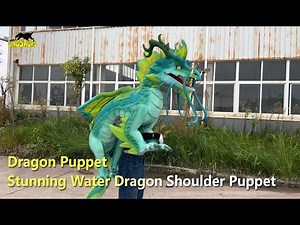 Stunning Water Dragon Shoulder Puppet | Dragon Puppet