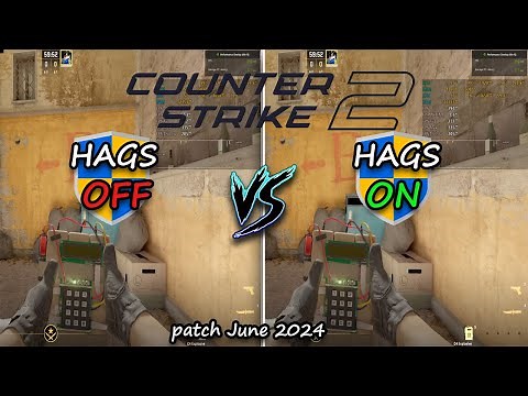 CS2 Hardware-Acceleration GPU Scheduling (HAGS) OFF vs HAGS ON : Patch June 2024
