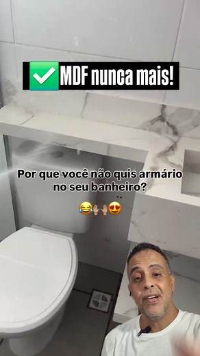 1.6K views · 76 reactions | Nunca mais use MDF no banheiro. #ObraInteligente #façavocêmesmo #diy #dicasquefuncionam | Naveguecomdicas | Facebook