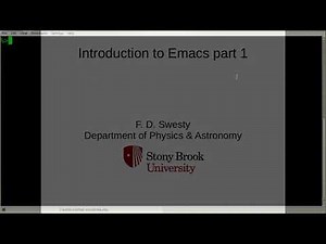 Editing with Emacs part 1