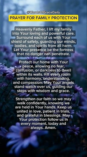 Powerful Prayer for Family Protection and Safety